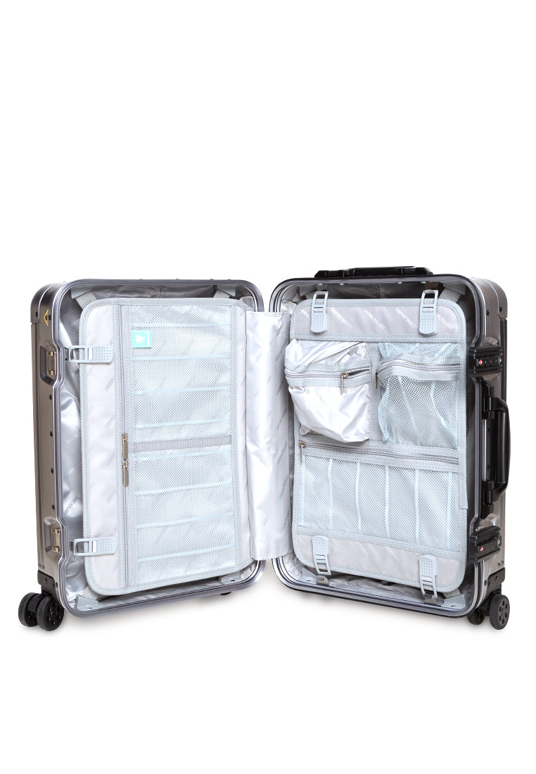 Aluminum Series 1510 Gun Metal + FREE Transparent Cabin Luggage
