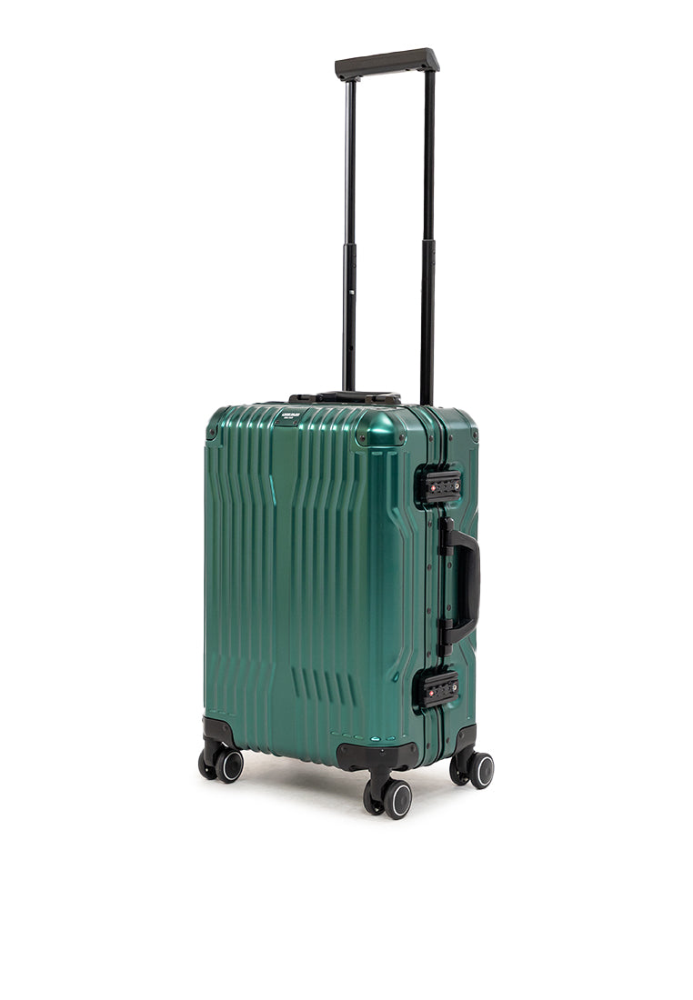 Aluminum Cruiser 1512 Green + FREE Transparent Cabin Luggage