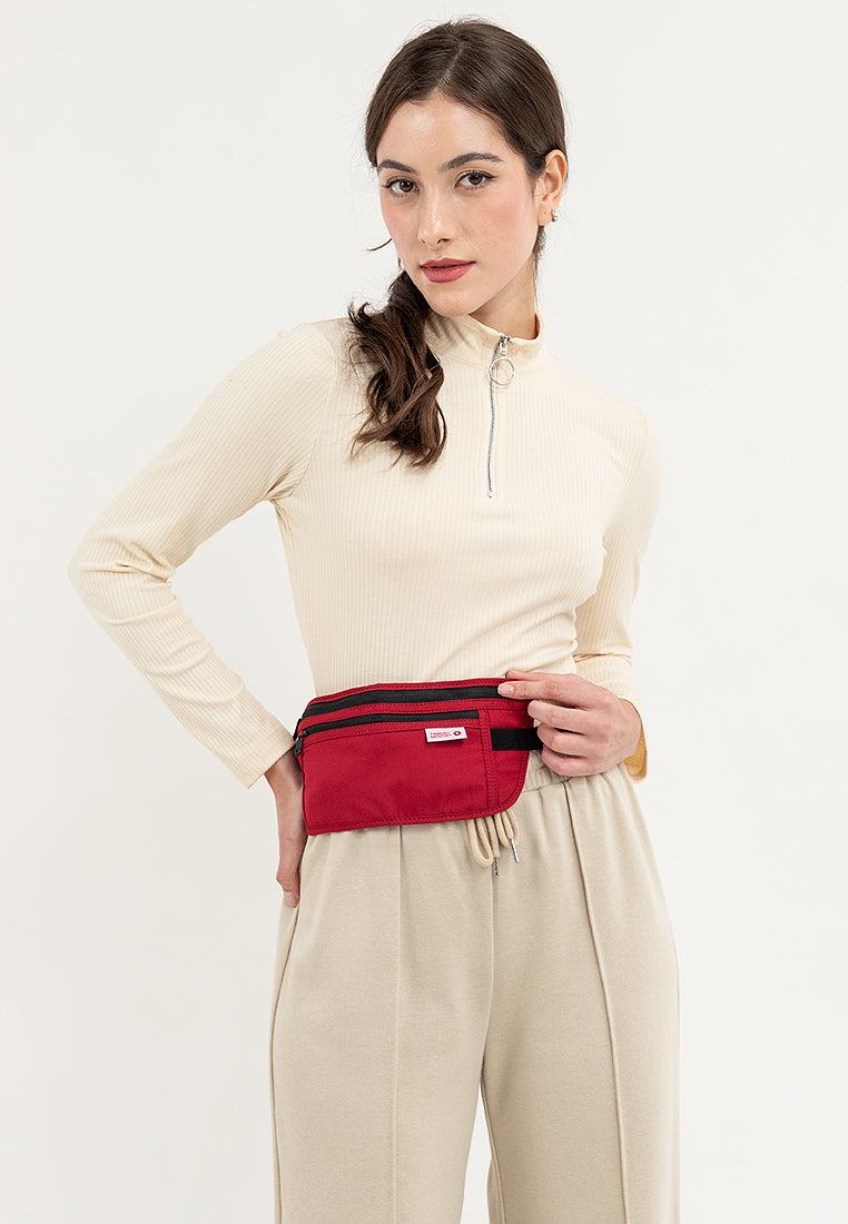 RFID Money Belt Red
