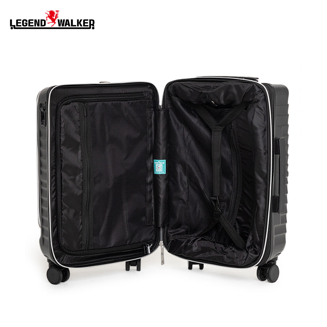 BUY 1 TAKE 1 Malibu 5208 Medium Black + FREE Transparent Cabin Luggage