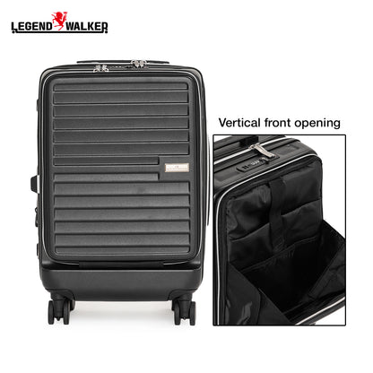 BUY 1 TAKE 1 Malibu 5208 Medium Black + FREE Transparent Cabin Luggage
