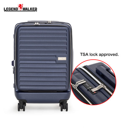 BUY 1 TAKE 1 Malibu 5208 Medium Navy + FREE Transparent Cabin Luggage