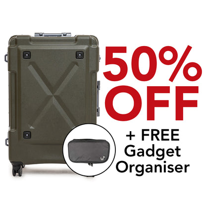 Outdoor 6302 Matte Olive with 🔥Free Gadget Organizer✅🔥