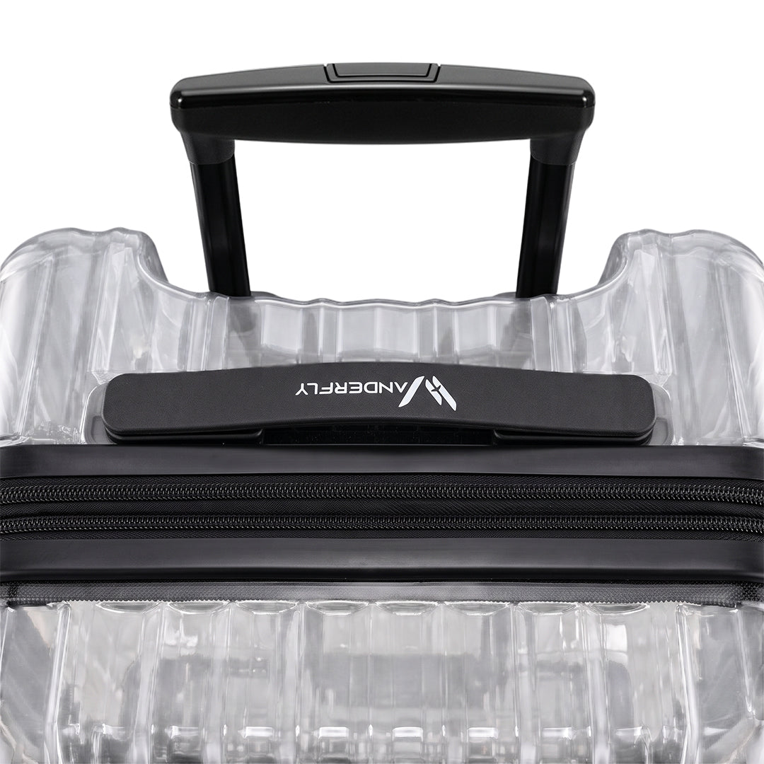 Clear Cabin Luggage (Zipper Type) - TSA Lugggage
