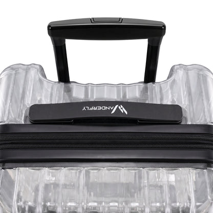 Clear Cabin Luggage (Zipper Type) - TSA Lugggage