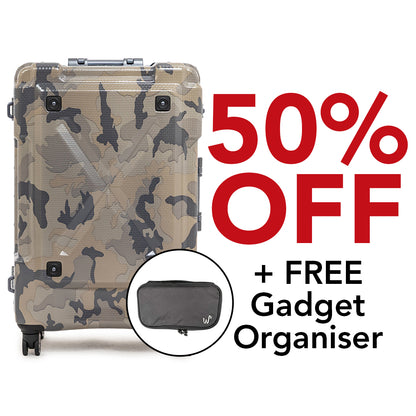Outdoor 6302 Gray Camouflage with 🔥Free Gadget Organizer✅🔥